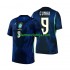 Camisola Brasil Matheus Cunha 9 Homem Equipamento Segundo Copa do Mundo 2026 Manga Curta